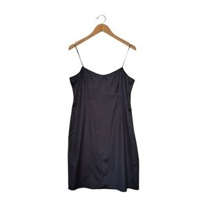 Rickie Freeman for Teri Jon Women Slip Dress Black Size 12 Pajamas Lounge Luxury